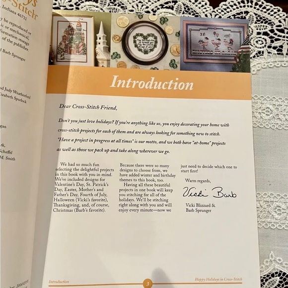 Happy Holidays Cross Stitch Book The Needlecraft Shop Christmas New - Picture 4 of 5